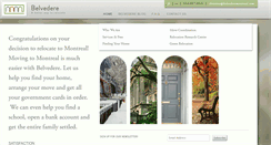 Desktop Screenshot of en.belvederemontreal.com